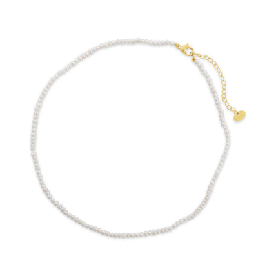 Choker Petite Pearl Nugget 4mm 16"