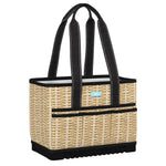 SCOUT She Shed Garden Caddy styled as a gardening and hobby organizer tote with exterior pockets and interior storage