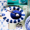 Santorini Dot small Oval Platter