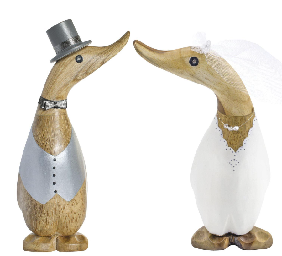 Wedding Ducklings Bride & Groom Set