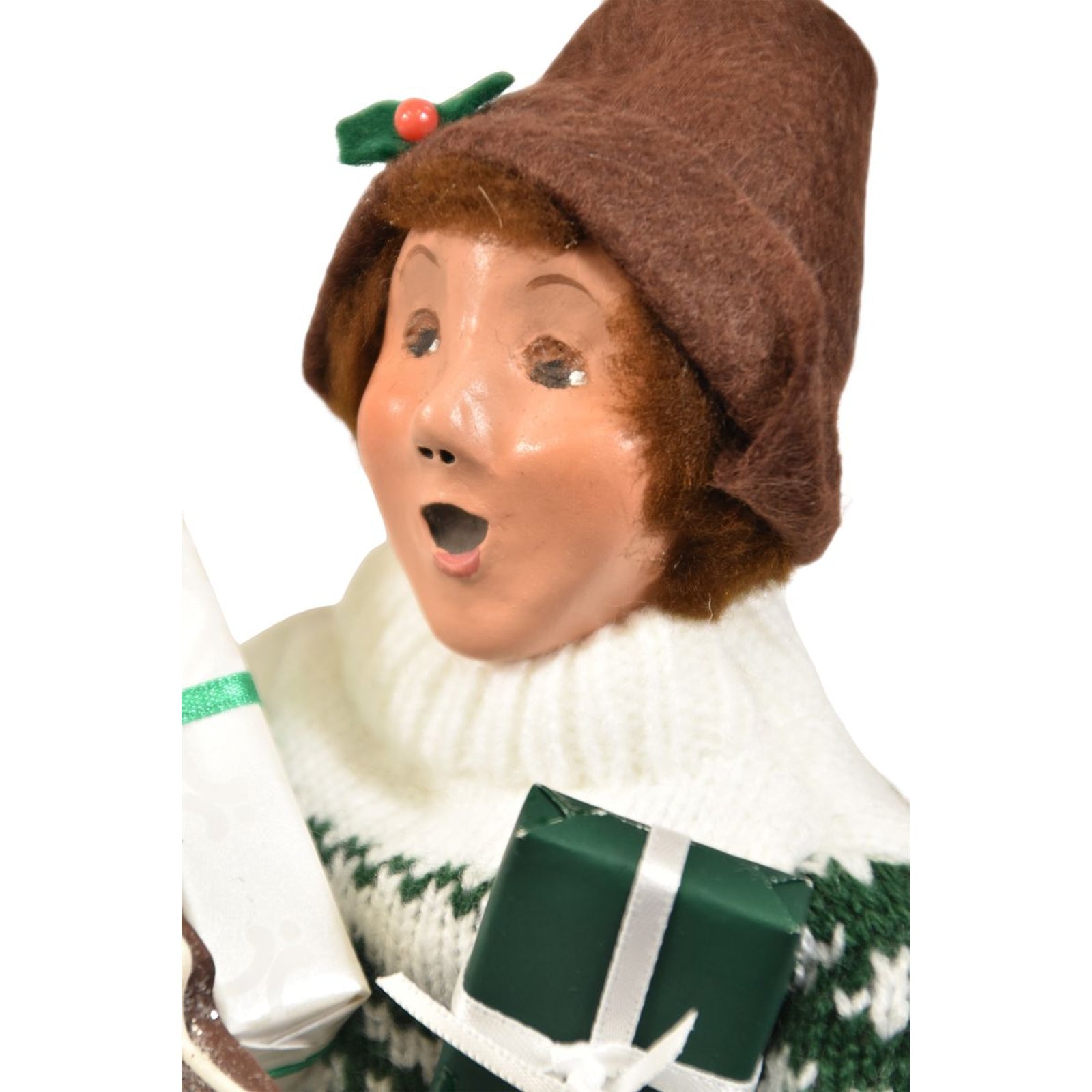 Byers' Choice Shopping Family Boy Caroler, view 2