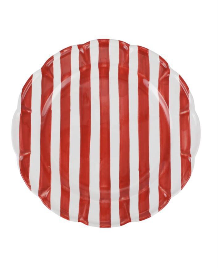Amalfitana Stripe Round Platter