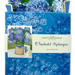 FreshCut Paper Nantucket Hydrangeas Pop-Up Card 3D Fabvilla