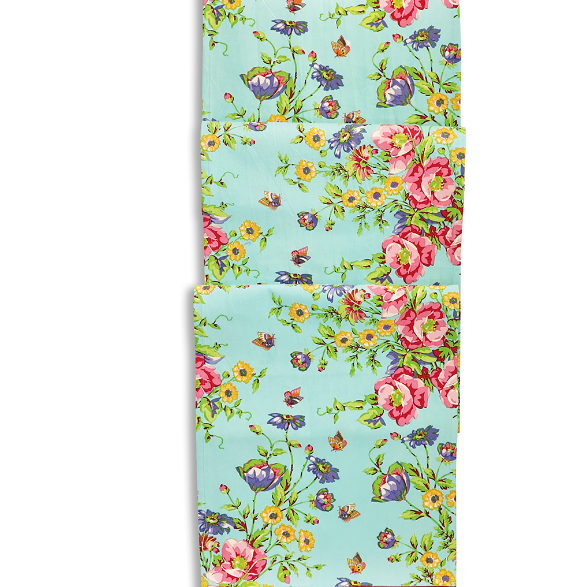 Penny's Patio Aqua Table Runner