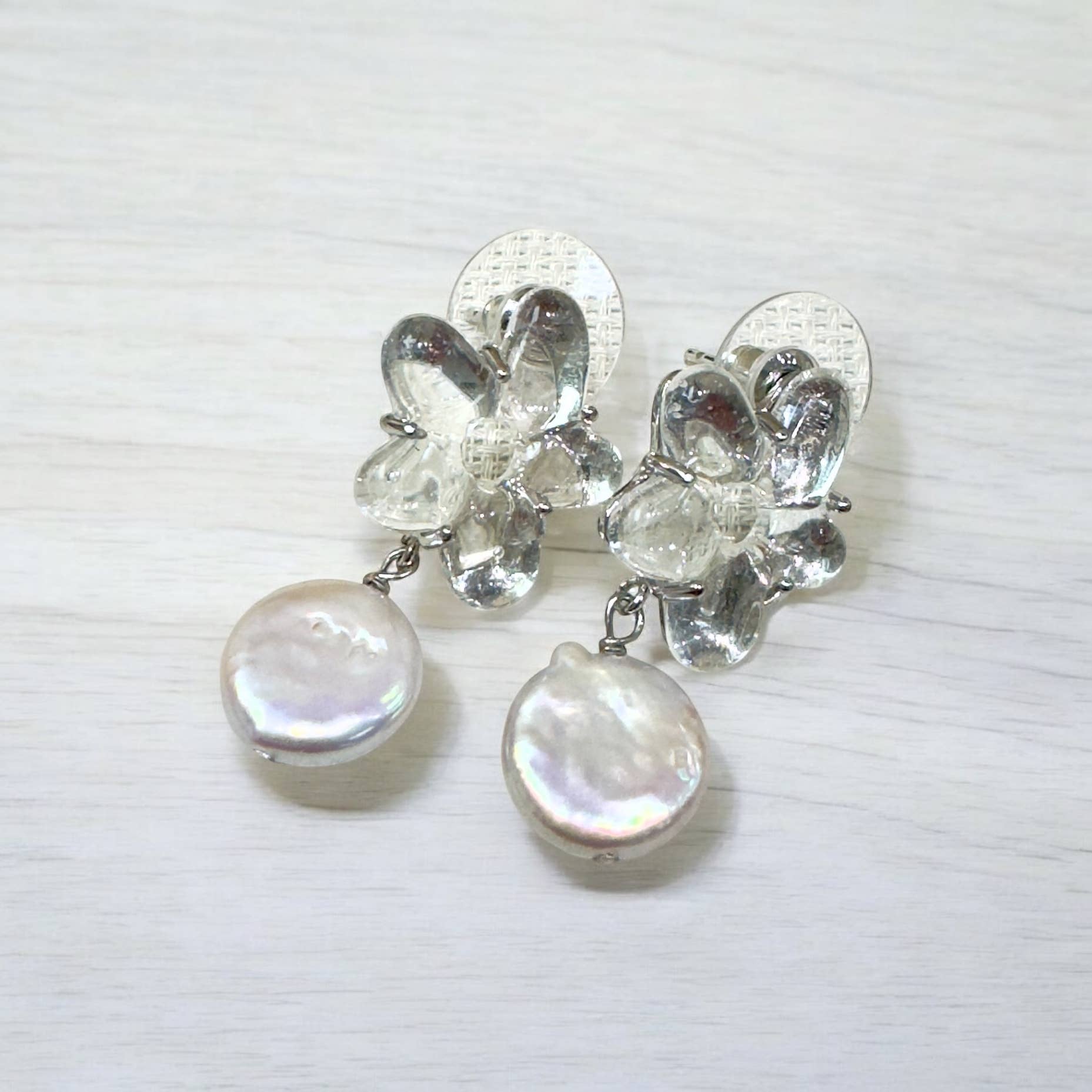 Rainbow Flower Earring