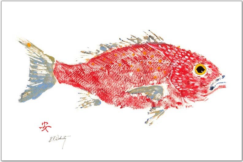 Red Snapper Vinyl Placemat