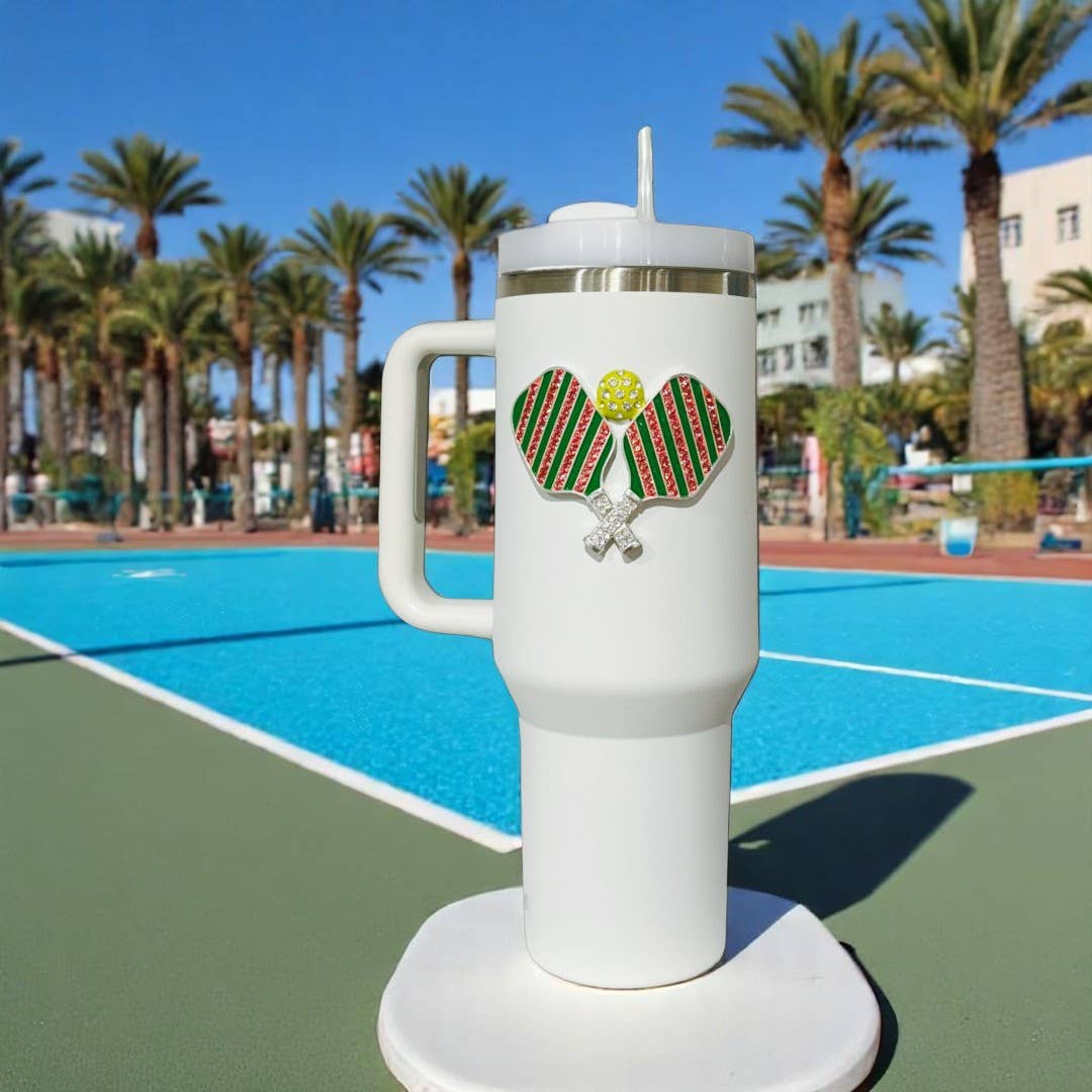 Jeweled Tumbler -40oz-Pickleball