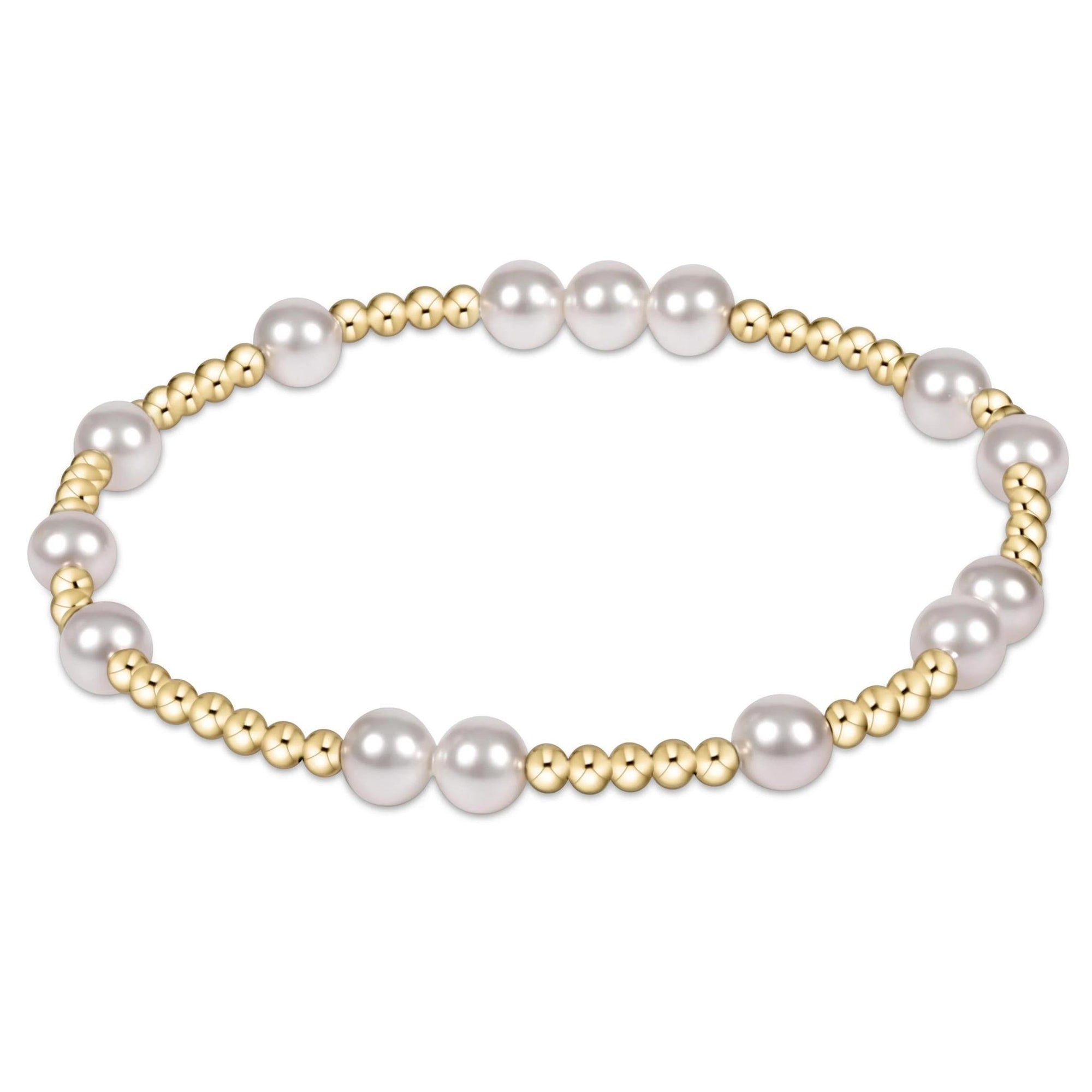 Hope Unwritten Bead Bracelet - Pearl