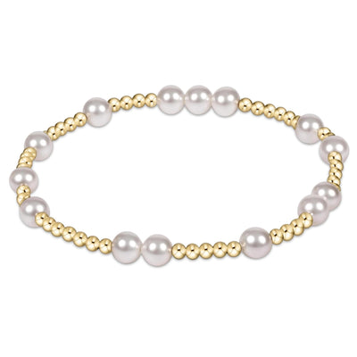 Hope Unwritten Bead Bracelet - Pearl