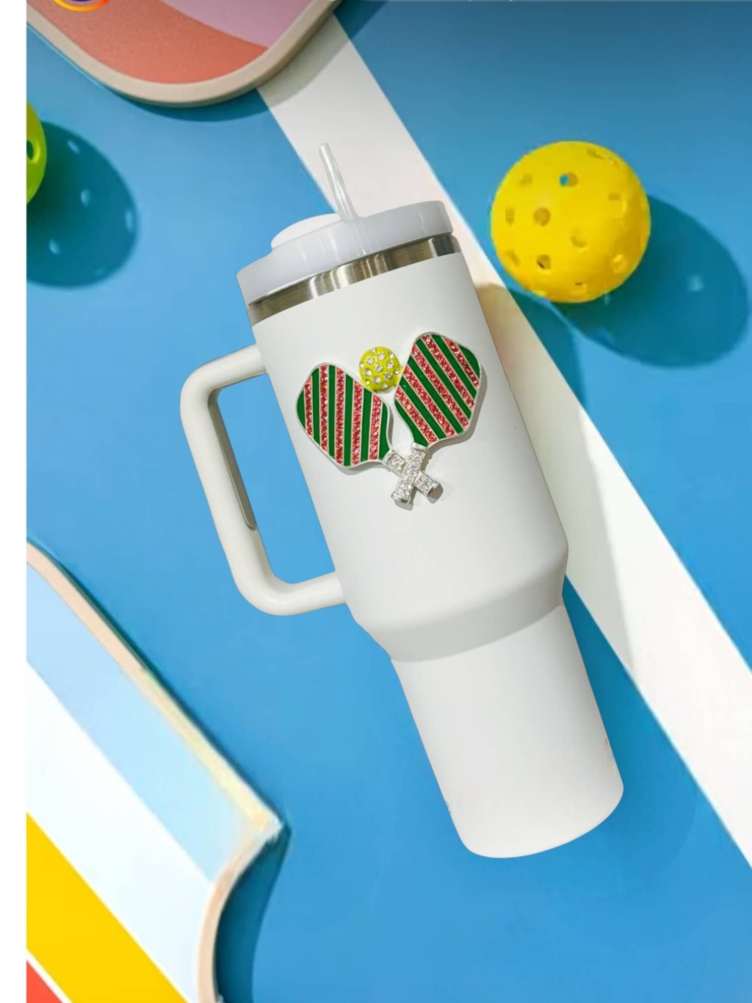Jeweled Tumbler -40oz-Pickleball