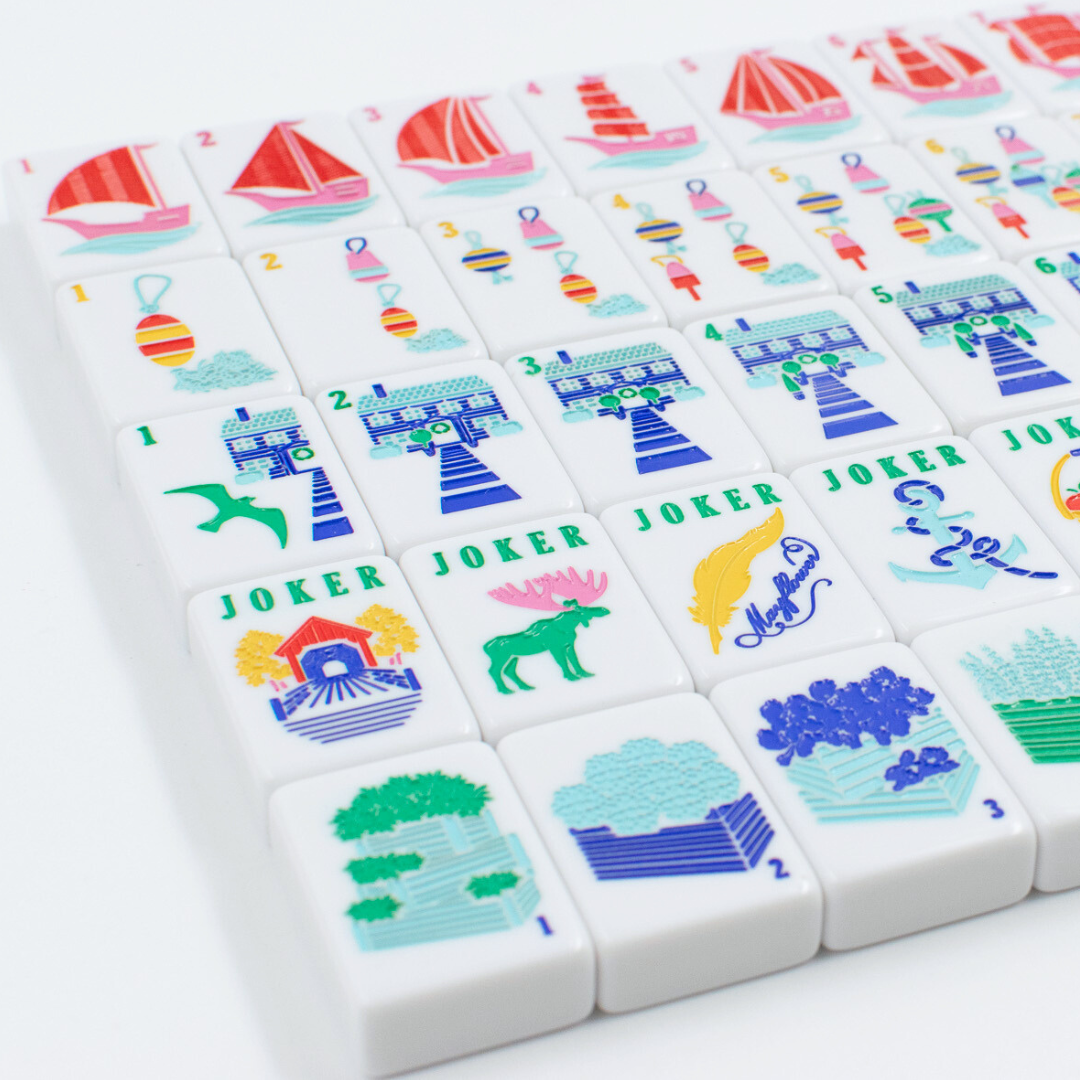 New England Series Mahjong tiles