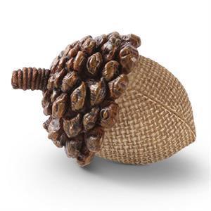 Resin Acorn w/Pinecone