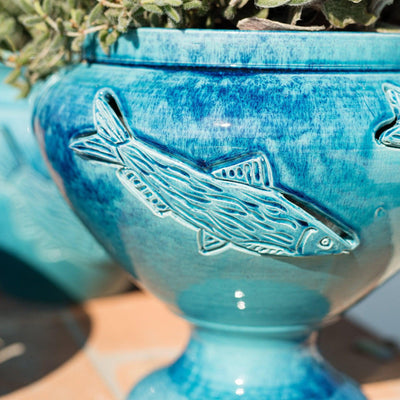 Mediterranea Blue Footed Planter