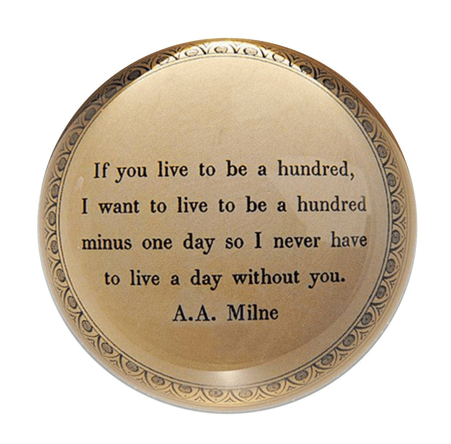 Paperweight - If You Live To Be Hundred