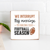 Football Wooden Block