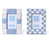 Checkered Blue & White Frame