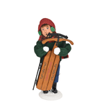 Byers' Choice Sledding Boy Caroler