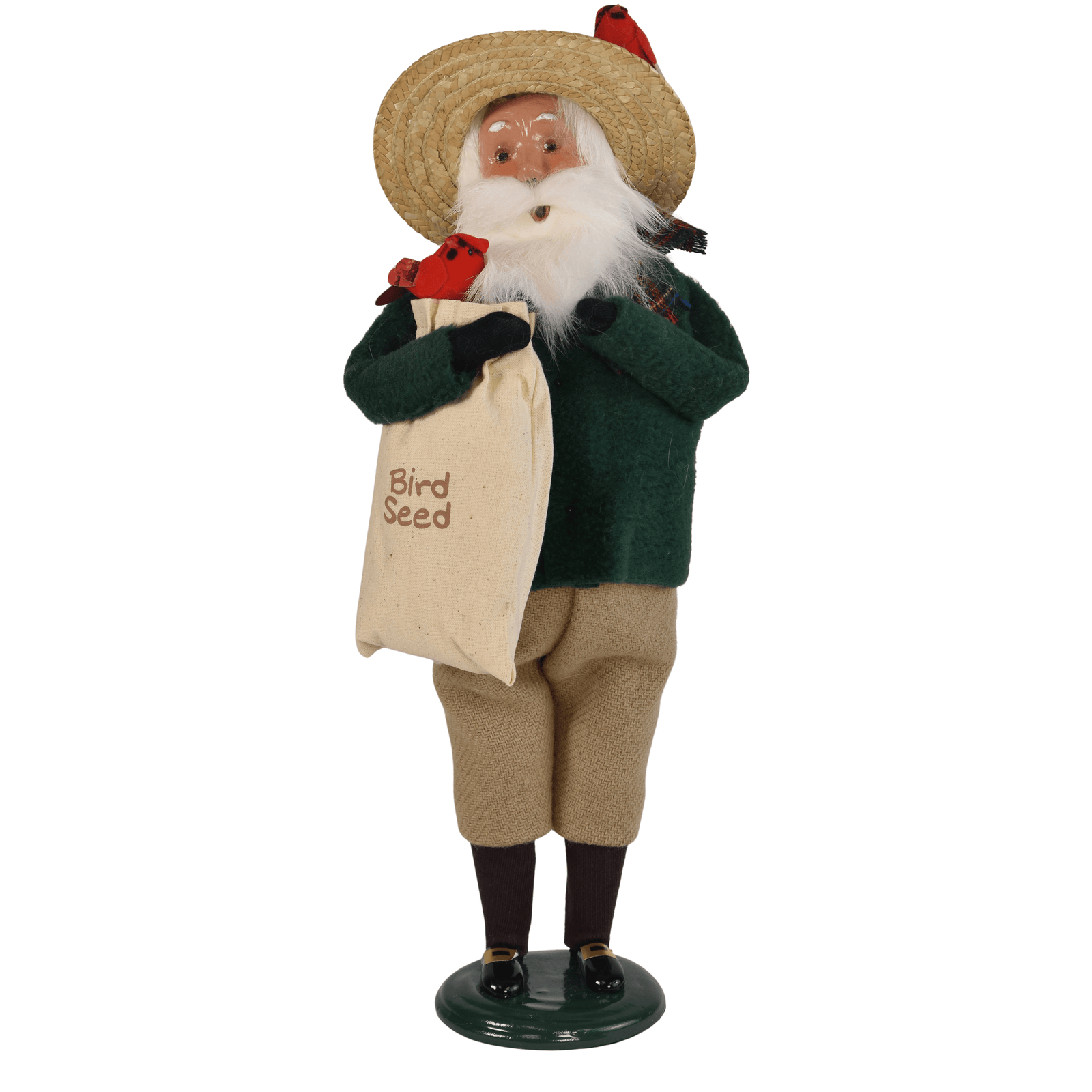 Byers' Choice Cardinal Santa Caroler