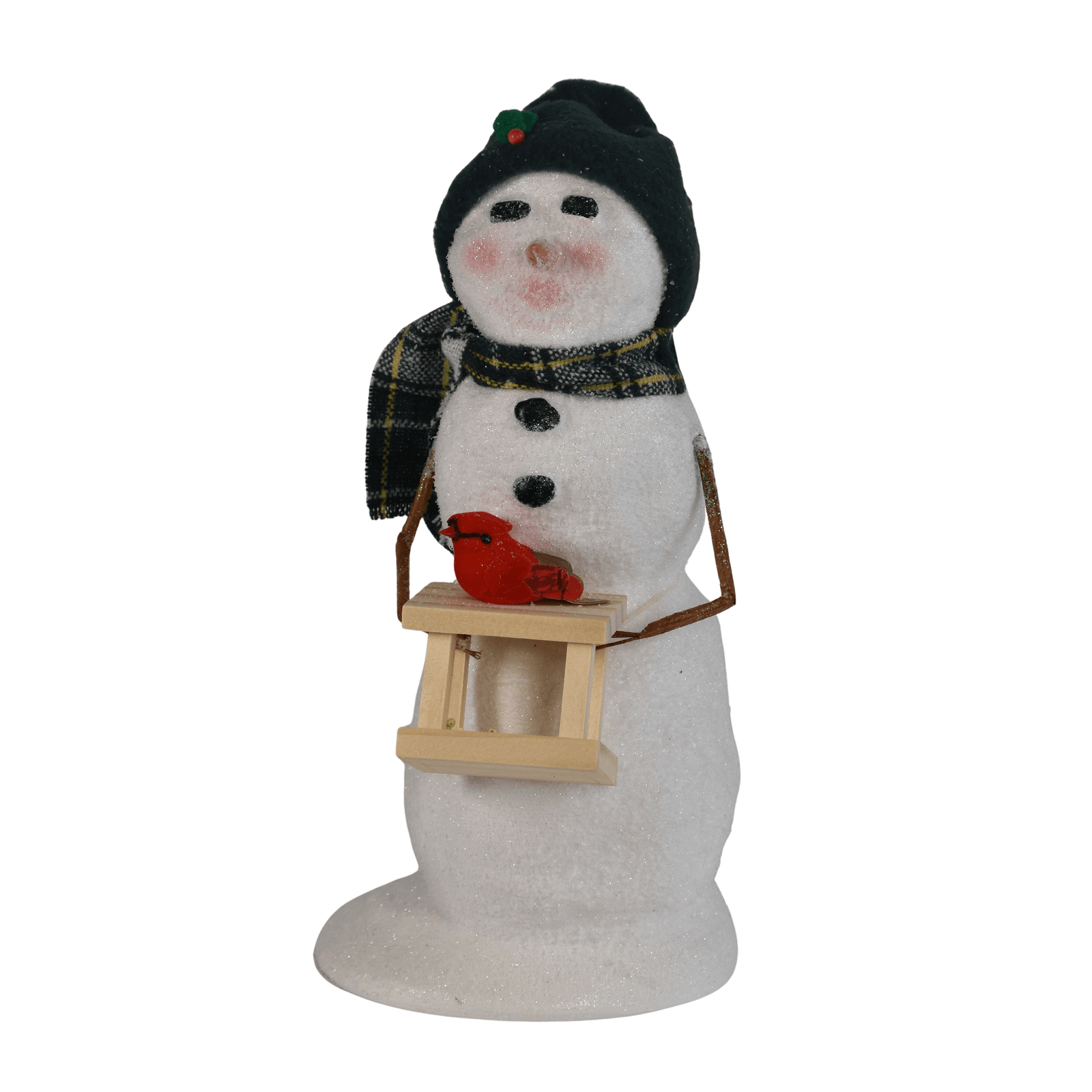 Byers' Choice Snowman with Bird Feeder