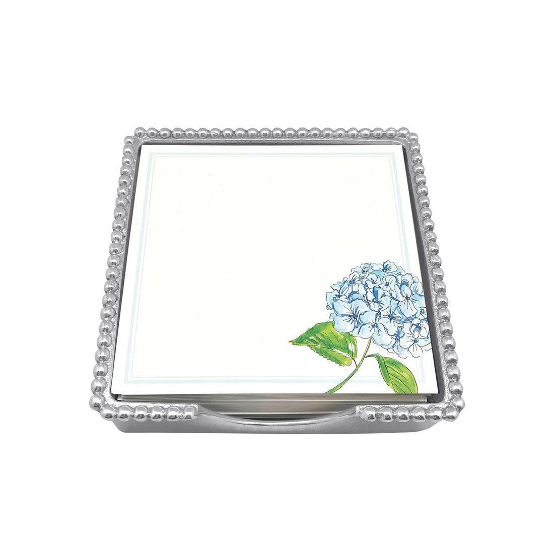 Hydrangea Beaded Notepad set