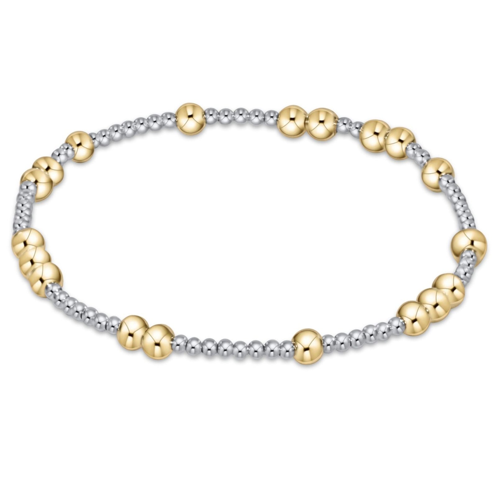 E Newton Hope Unwritten Bead Bracelet - Mixed Metal, view 4