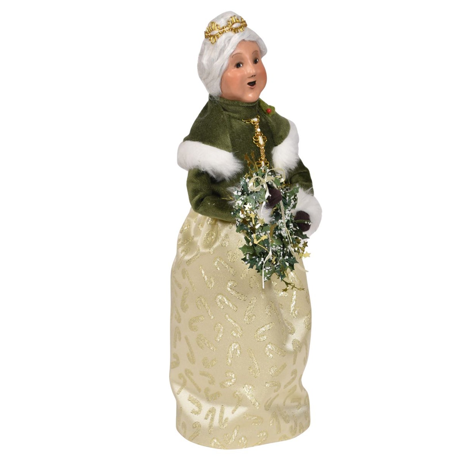 Byers' Choice Gold Sparkle Mrs. Claus Caroler, view 5