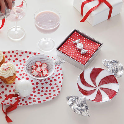Mariposa’s Perfect Christmas Peppermint Candy Dish