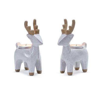 Light Up Your Holiday Spirit with this Deer Tealight Candleholder