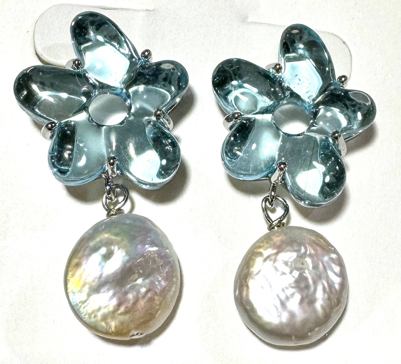 Rainbow Flower Earring