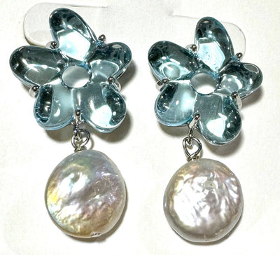 Rainbow Flower Earring