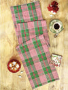 Brightly Colored Holly Plaid Runner by April Cornell
