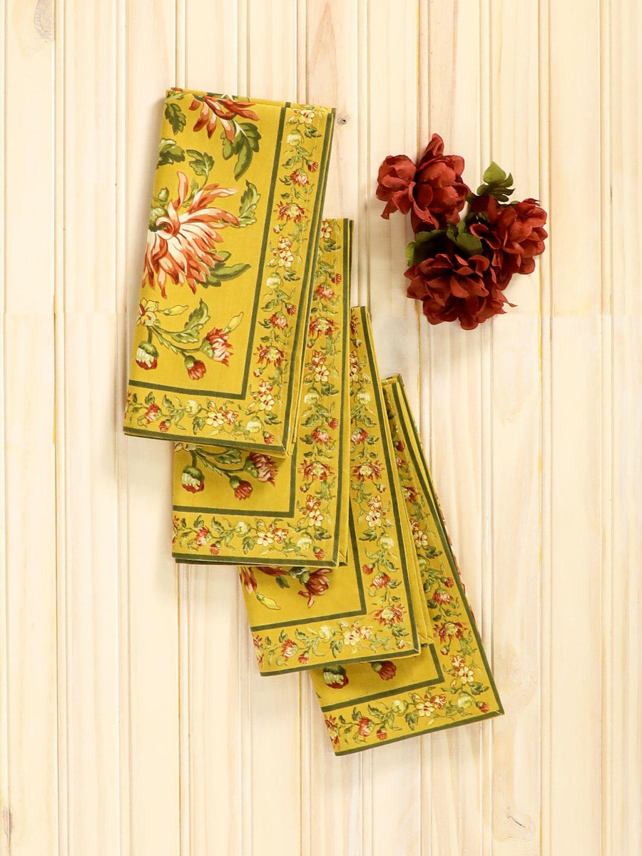 Chrissy Napkins Set of 4- Brass