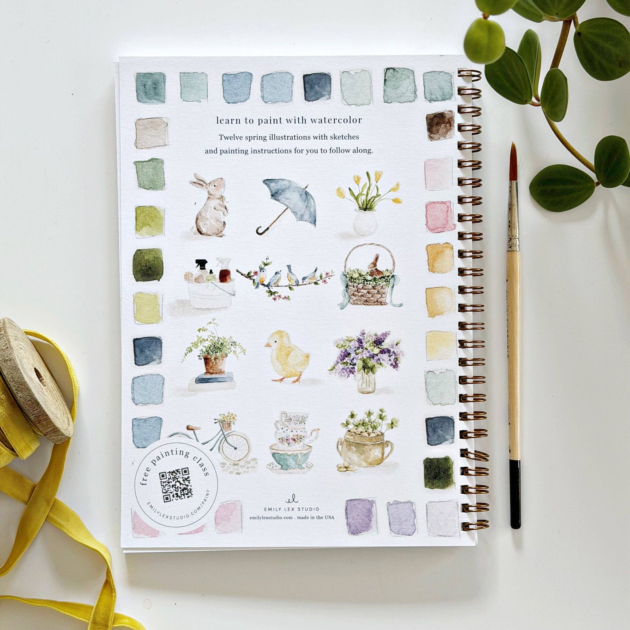 Watercolor workbook-Spring