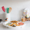 Nora Fleming - pinstripe melamine divided dish