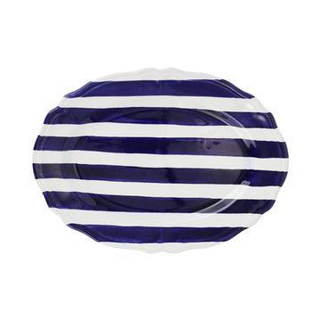 Amalfitana  Stripe Oval Platter