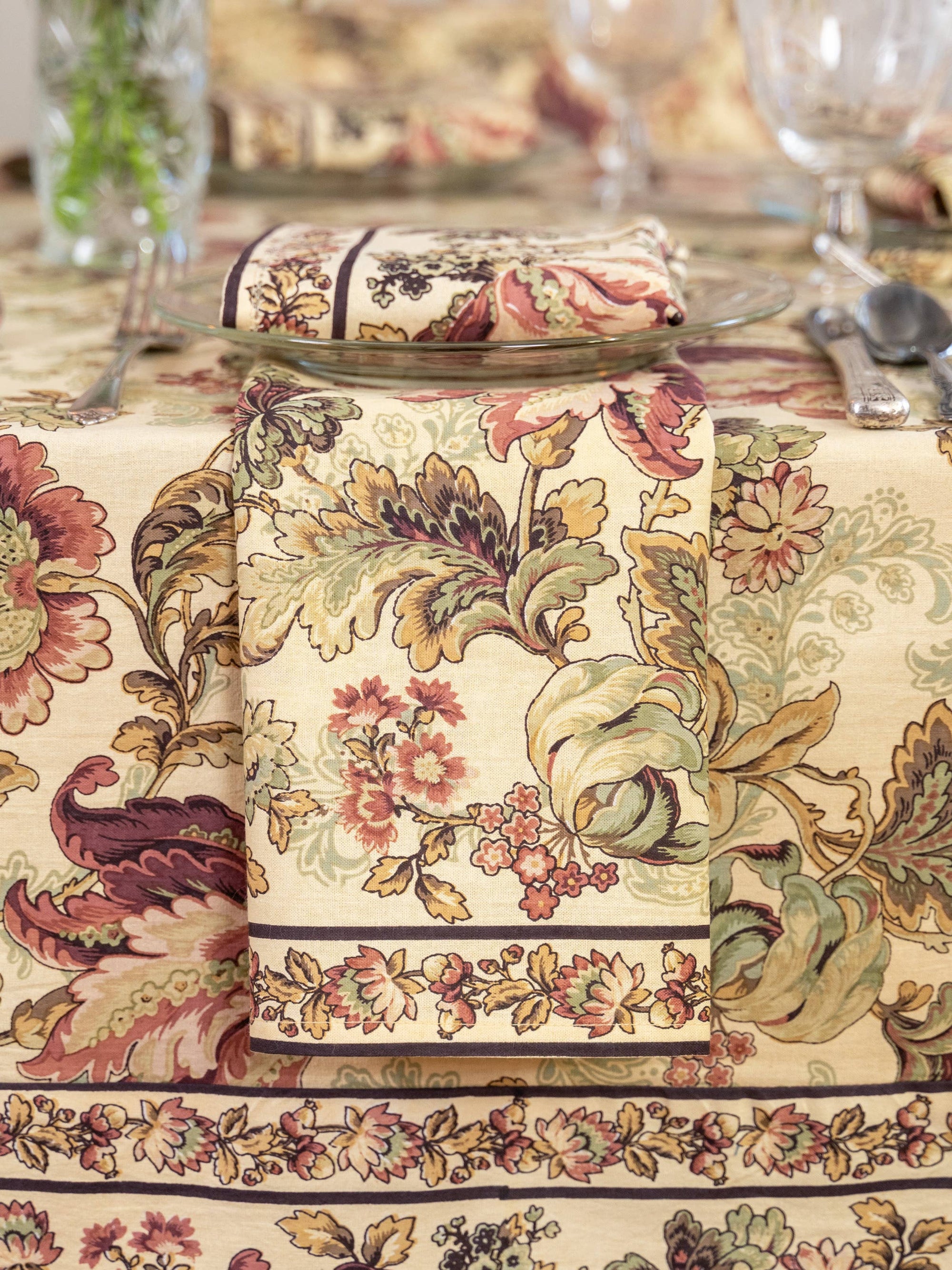 Sonnet Napkin Set/4 - Antique