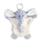 Demdaco Elephant Teether Buddy, stroller teether and mini security blanket