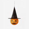 Collapsible Pumpkin w/Witch Hat