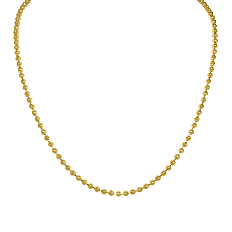 Lola Chain Gold Ball 2mm