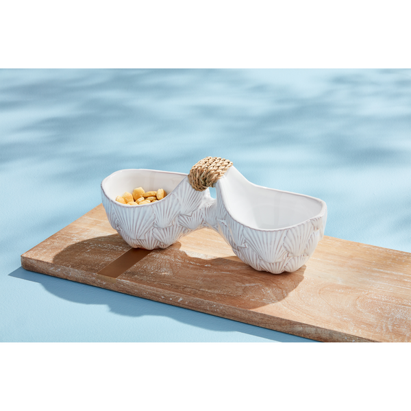 Shell Double Dip Dish