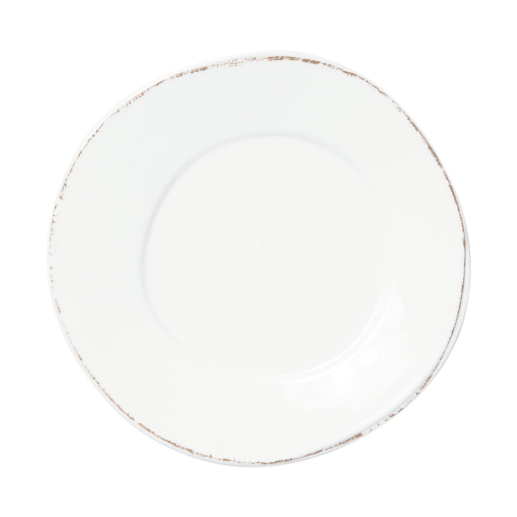 Lastra Melamine White Dinner Plate
