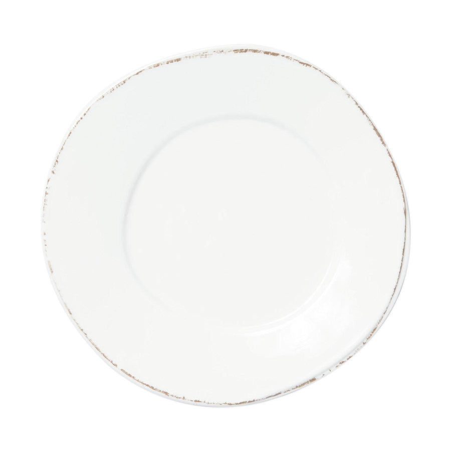 Lastra Melamine White Dinner Plate