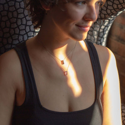 Amethyst Necklace- Fearless