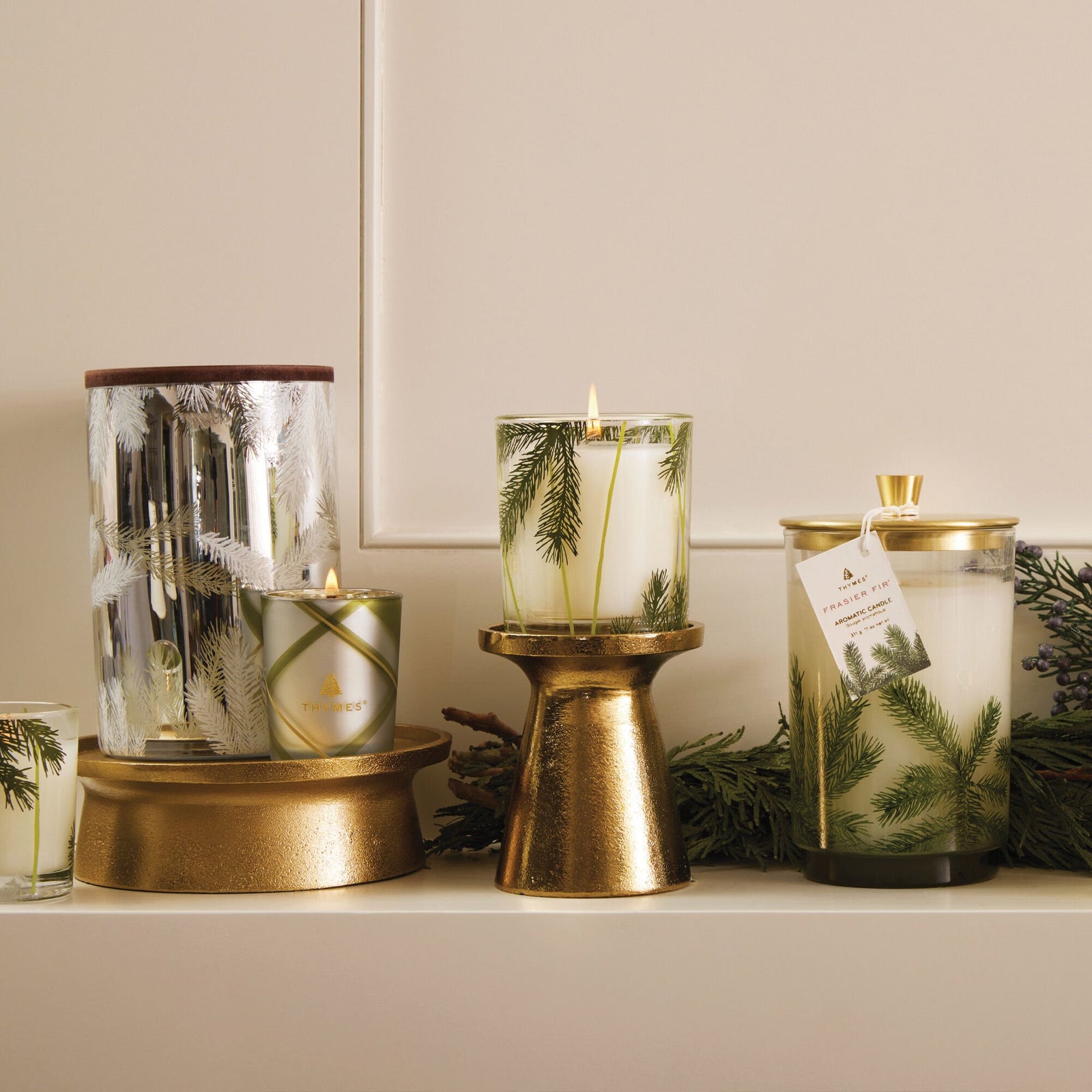 Thymes Frasier Fir Pine Needle Candle, view 6