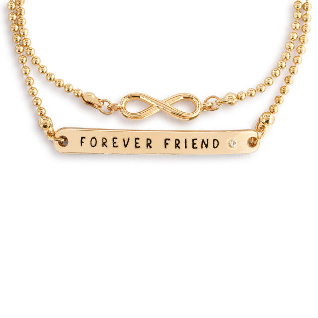 Forever Friends Layered Bracelet