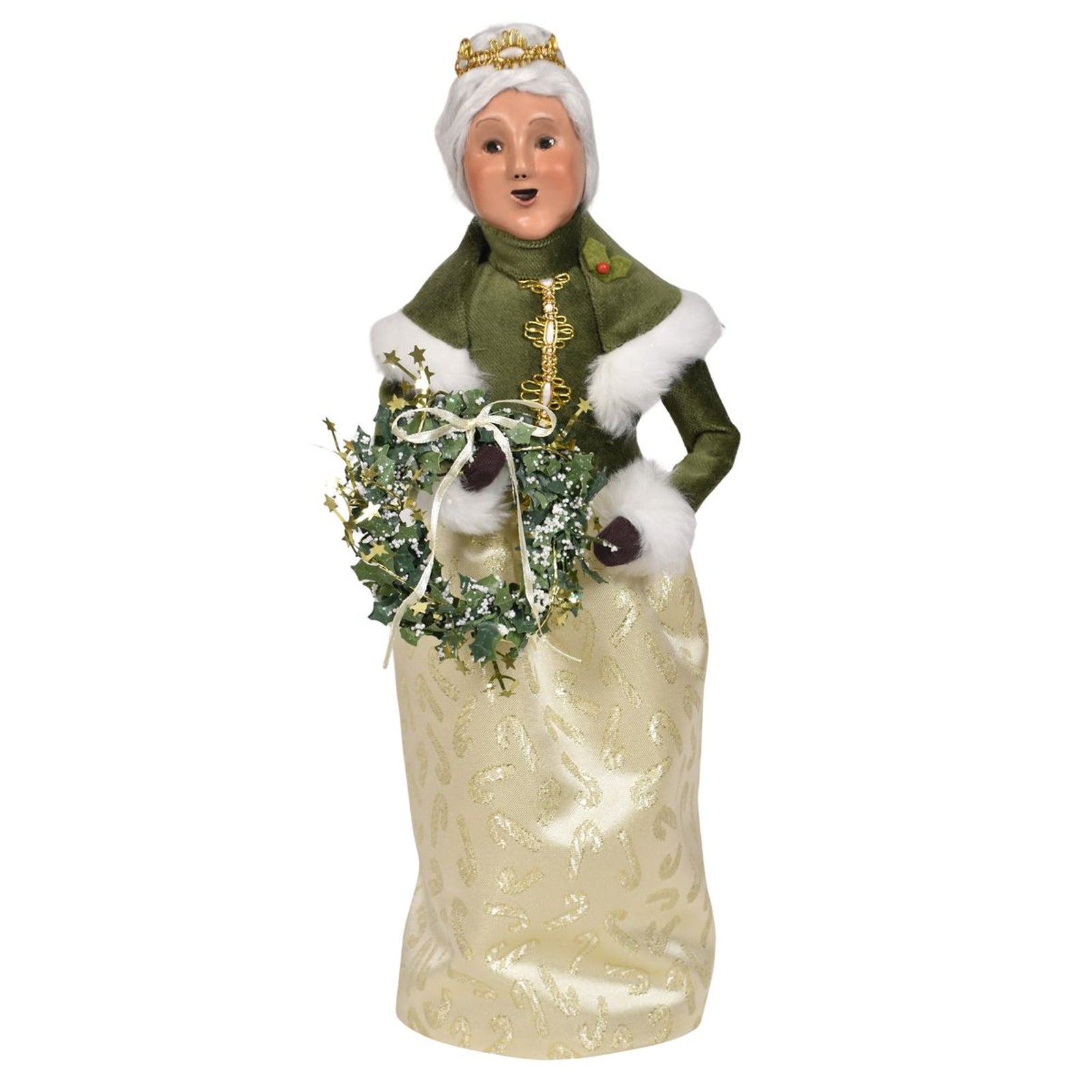 Byers' Choice Gold Sparkle Mrs. Claus Caroler