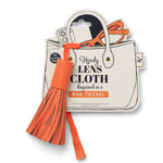IF Bag Tassel Lens Cloth - Orange