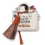 IF Bag Tassel Lens Cloth - Brown
