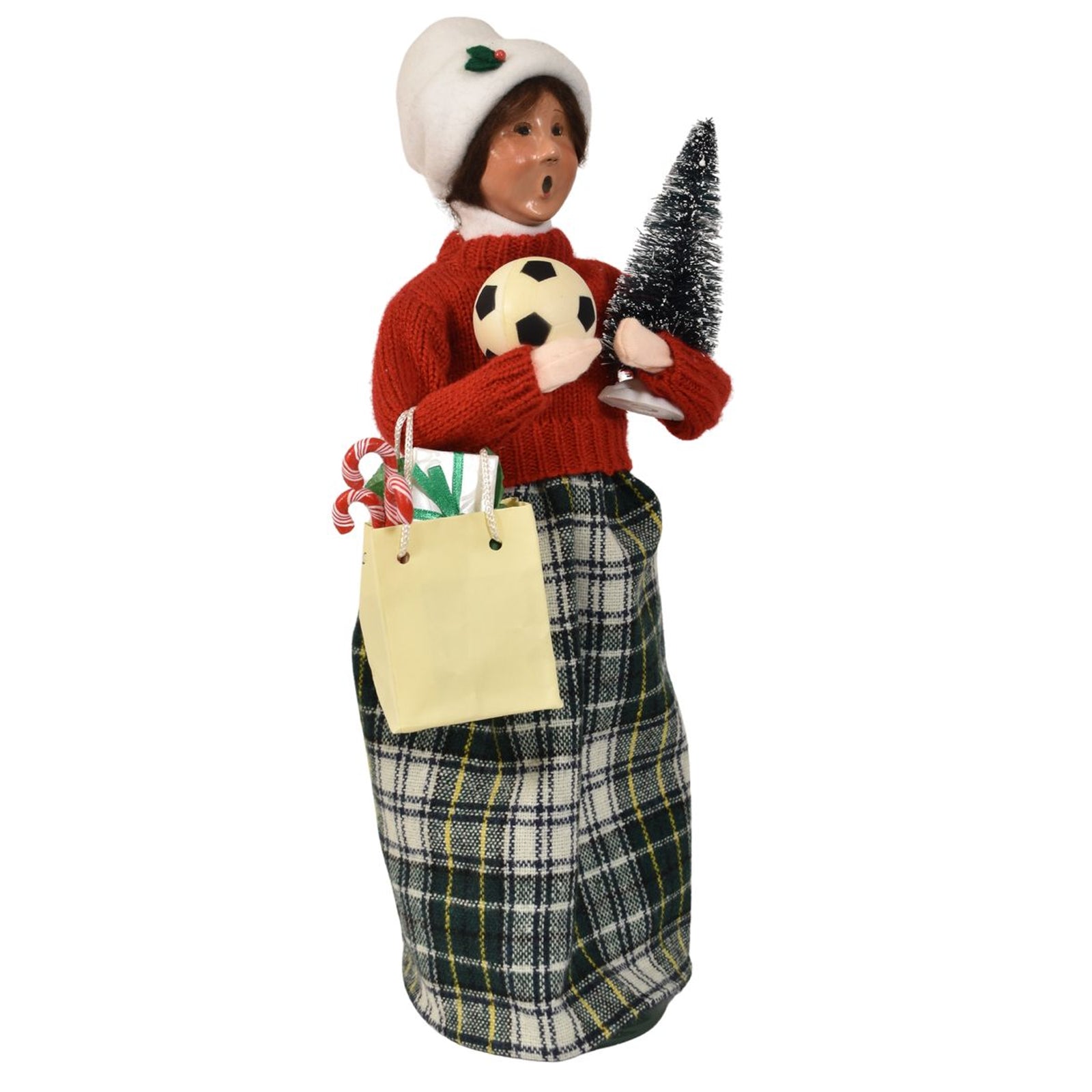 Byers' Choice Shopping Family Woman Caroler, view 5