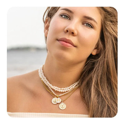 Choker Petite Pearl Nugget 4mm 16"